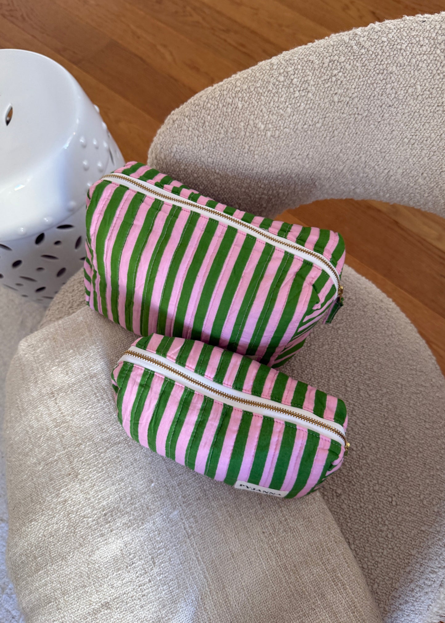 Pink/Grün Pouch