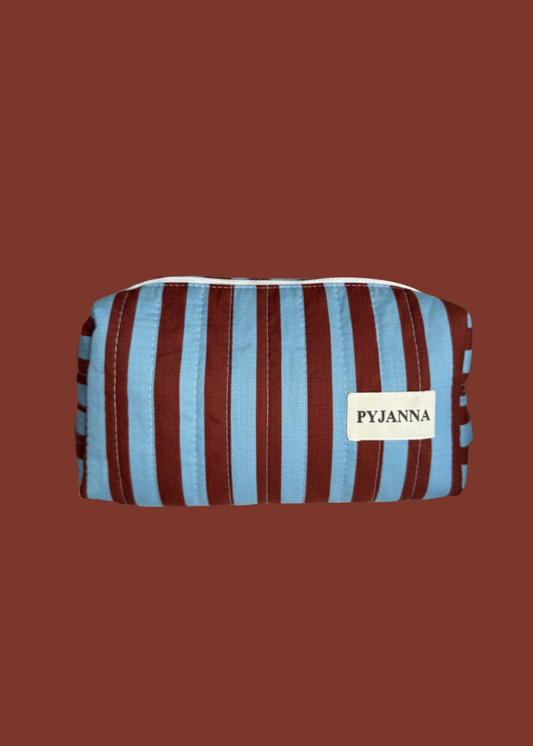 Blau/Brown Pouch