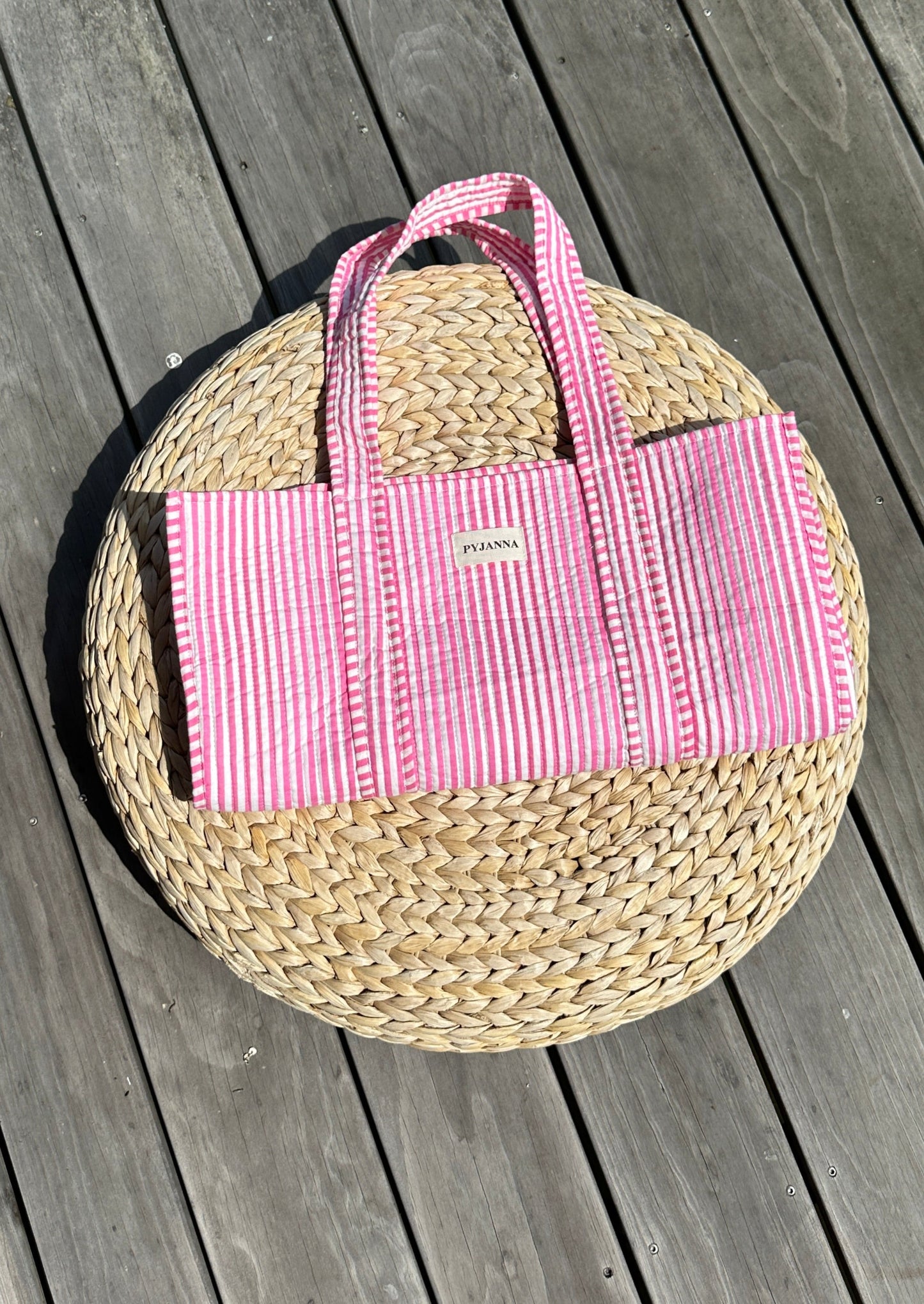 Shopper Pink Striped